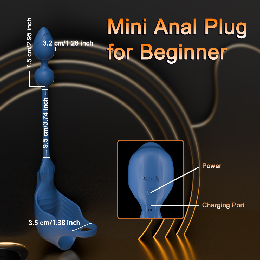 Beginner Anal Plug Vibrator for Men - Pure Vibe