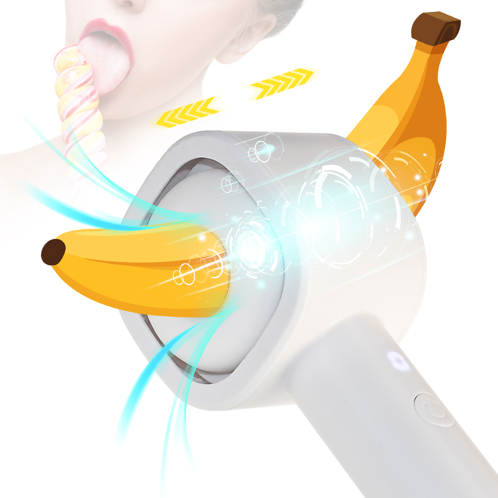 Banana Cleaner for Man Telescopic Handheld Male Masturbator